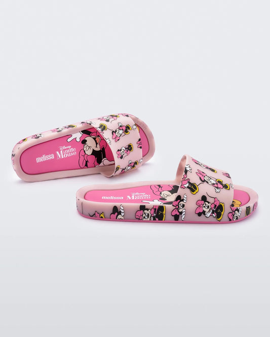 Mini Melissa - 33393 - Melissa Beach Slide + Mickey&Friends Pink Cadiz Boutique, Inc.