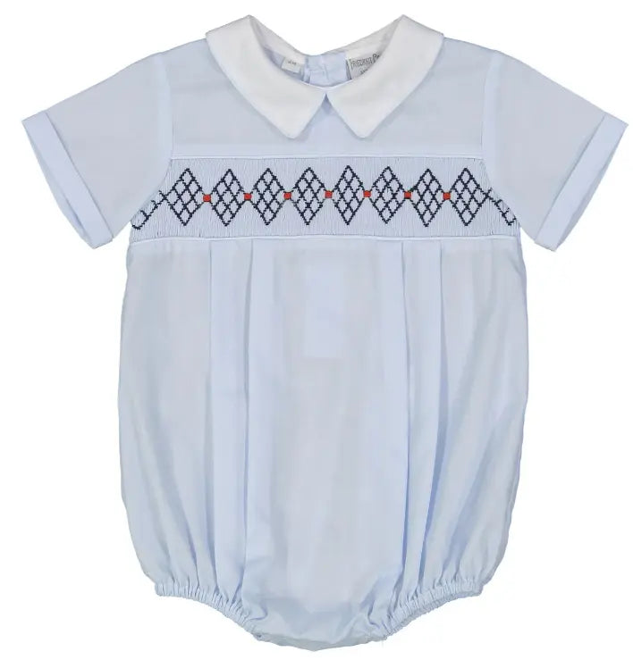 3350 - Argyle Smocked Creeper Cadiz Boutique, Inc.