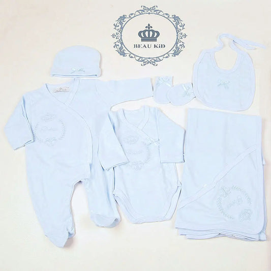 BK 35804B Babysuit Set - Blue Cadiz Boutique, Inc.