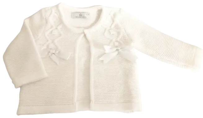 BK35810I - Beau Kids Bow Cardigan Cadiz Boutique, Inc.