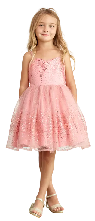 TT5825S - Short Length Spaghetti Strap Sequins Dress Cadiz Boutique, Inc.