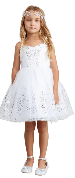 TT5825S - Short Length Spaghetti Strap Sequins Dress Cadiz Boutique, Inc.