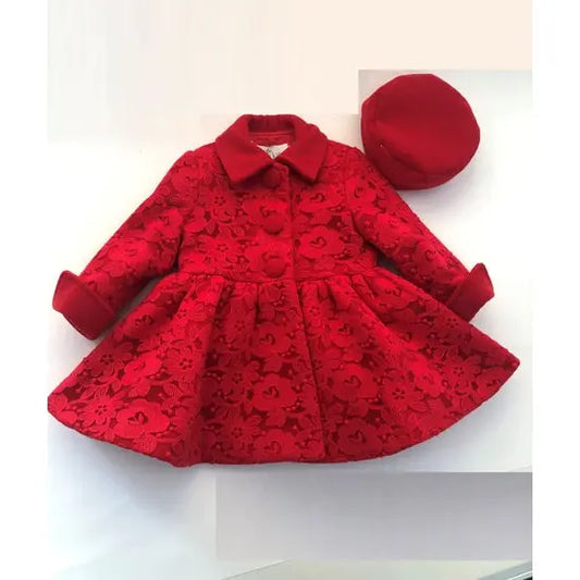 Beau Kids - 9045 - Red Coat and Hat Cadiz Boutique, Inc.