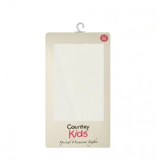 Country Kids - CK924W - Pearl Shimmer Tights White Cadiz Boutique, Inc.