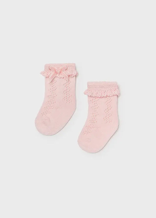 Mayoral 9427P - Girl Socks - Pink Cadiz Boutique