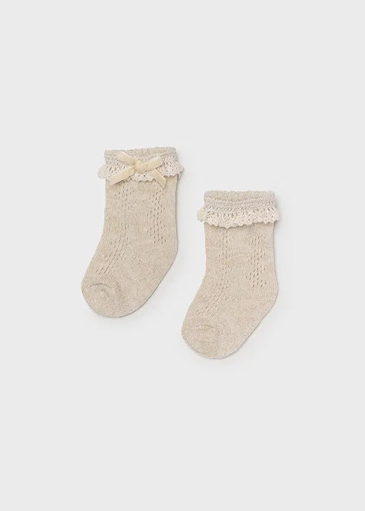 Mayoral 9427D - Girl Socks - Dorado Cadiz Boutique