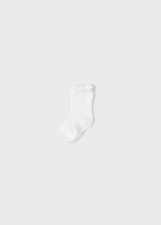 Mayoral 9481C - Socks newborn girl Off White Cadiz Boutique, Inc.