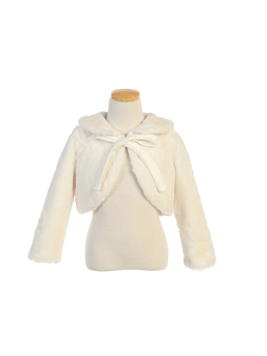 SKC35B - Faux Coat - White Cadiz Boutique, Inc.