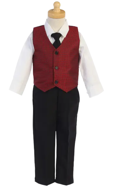 C563 - Lito Jacquard Vest And Poly Poplin Pants Cadiz Boutique, Inc.