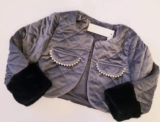 Doe A Deer - Gray Pearl Jacket Cadiz Boutique