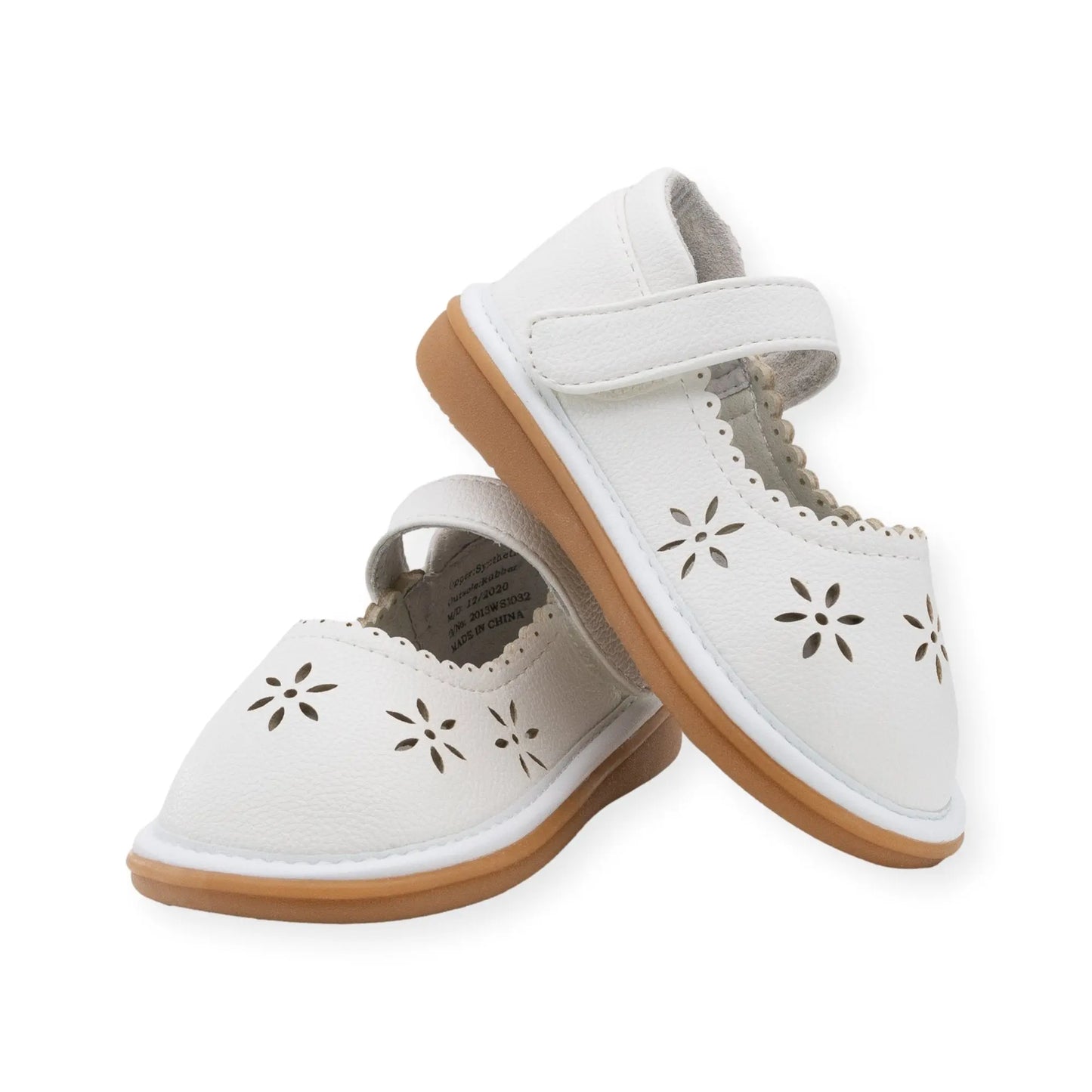 Wee Squeak - AM4400WH - ELLIE WHITE SHOE Cadiz Boutique