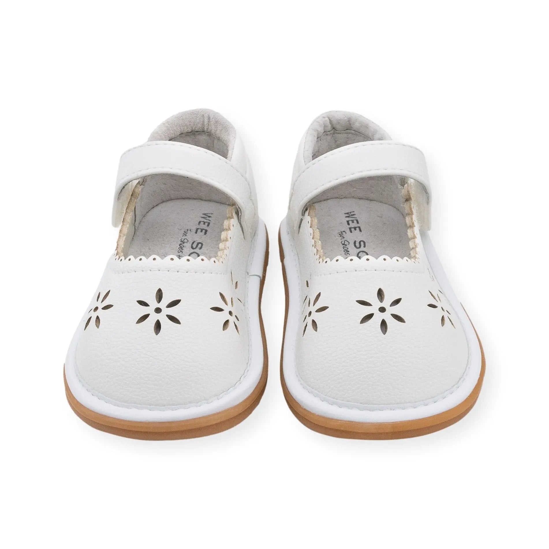 Wee Squeak - AM4400WH - ELLIE WHITE SHOE Cadiz Boutique