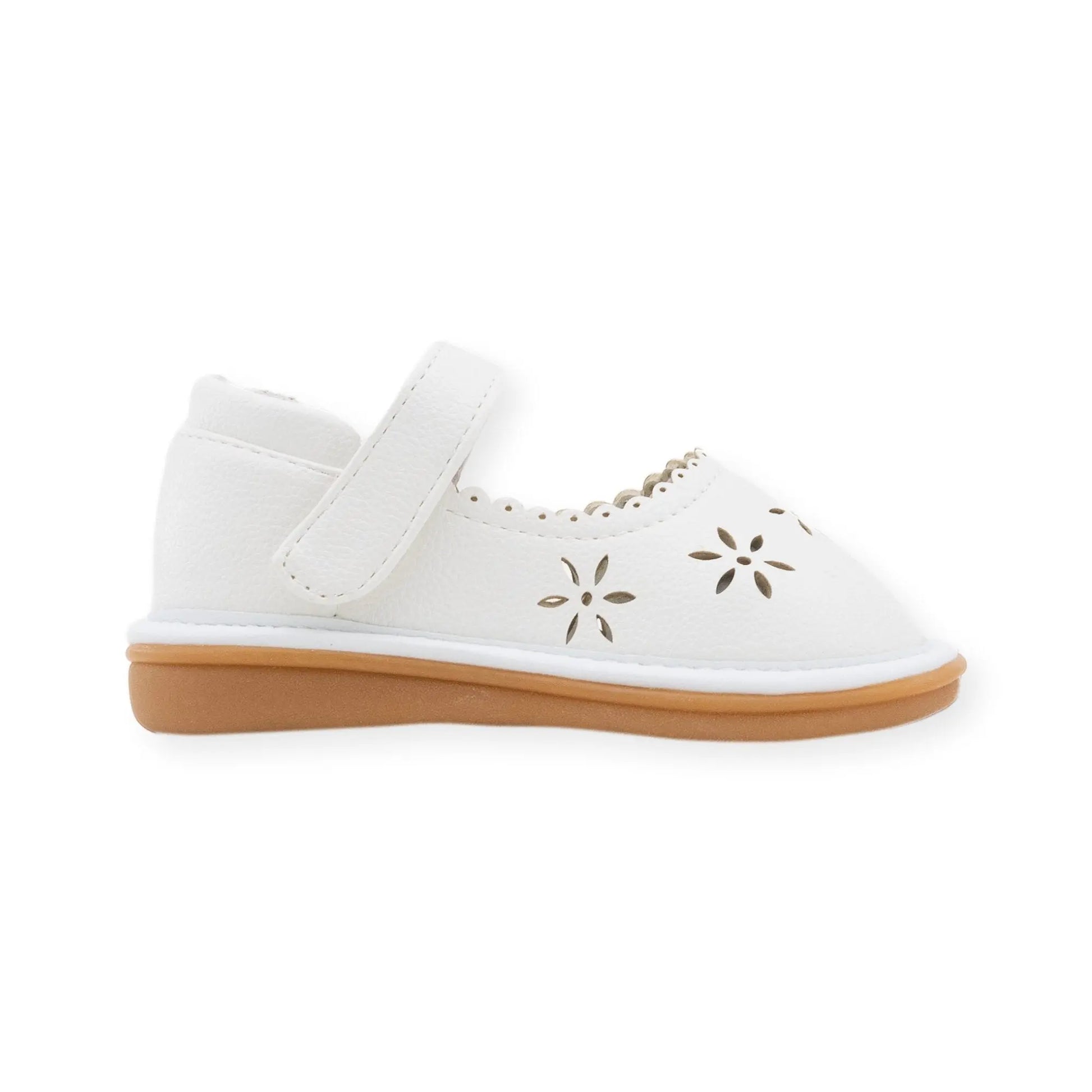 Wee Squeak - AM4400WH - ELLIE WHITE SHOE Cadiz Boutique