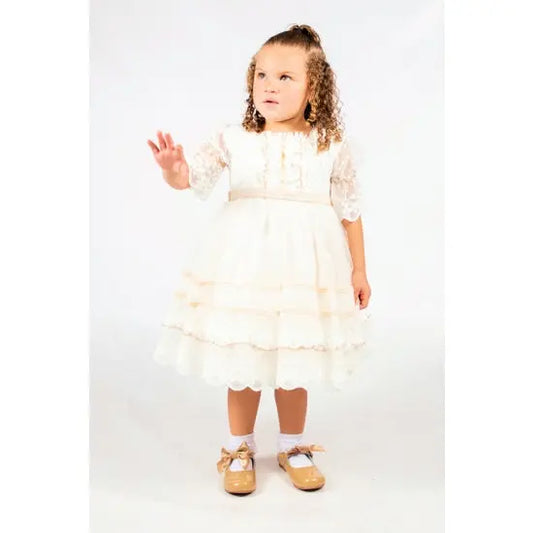 Beau Kids - GA7027I - Ivory Dress Cadiz Boutique