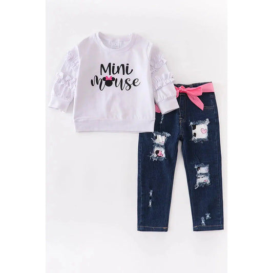 HDMM - Mini Mouse Denim Jeans Set Cadiz Boutique, Inc.