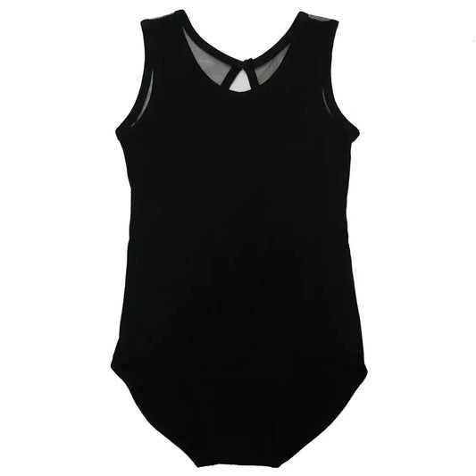 LT013BK - Black Ring Back Tank Top Leotard Cadiz Boutique, Inc.