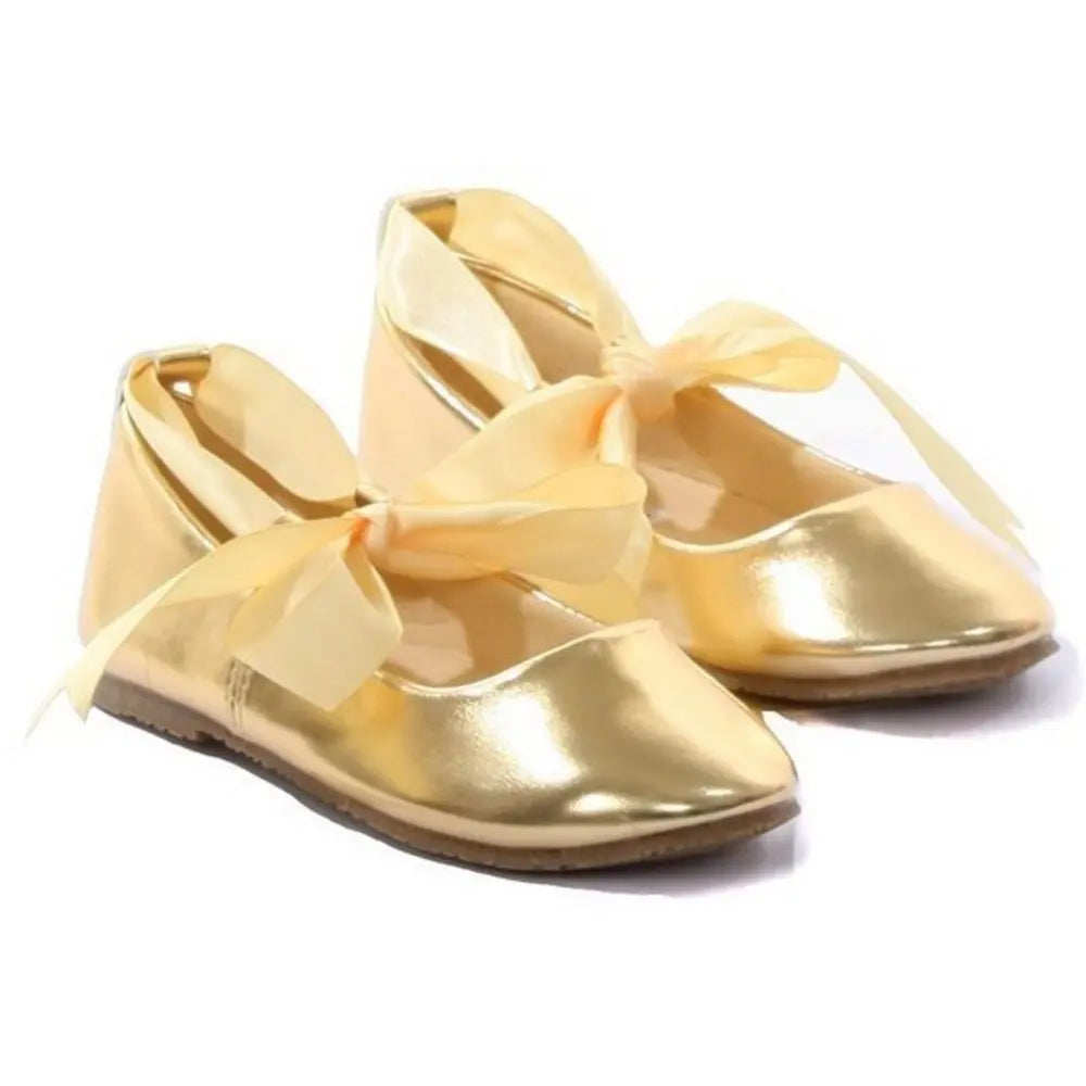 Ballerina Shoes - Gold BS004g Cadiz Boutique, Inc.