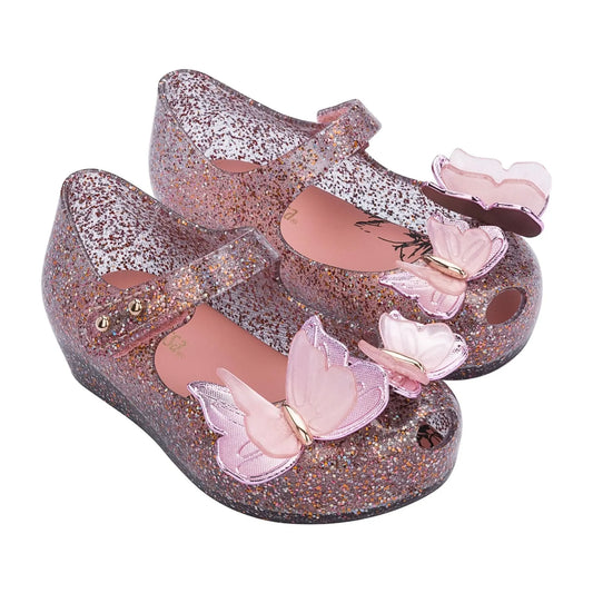 Mini Melissa - 32849GP Ultragirl Fly III Glitter Pink Cadiz Boutique, Inc.