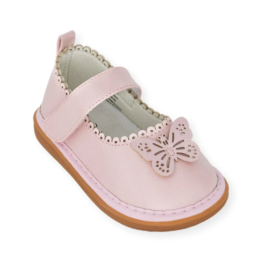 Wee Squeak - AM1945PS - CAMILLE PINK SHIMMER SHOE Cadiz Boutique